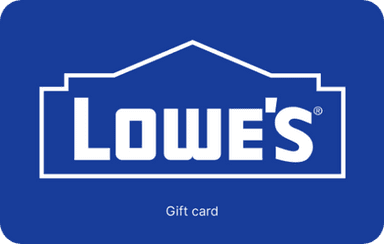 Lowe's gift card