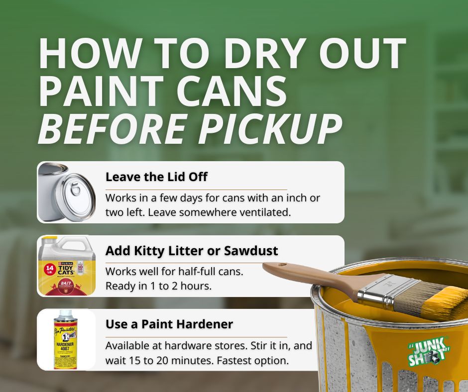 how to discard paint