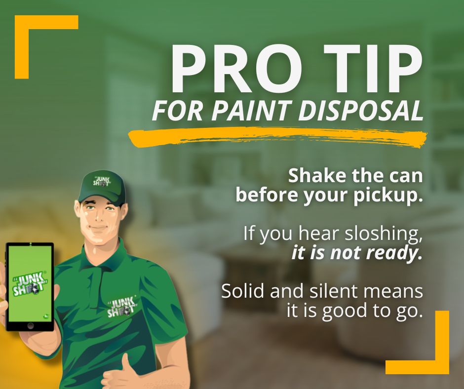 pro tip to discard of paint
