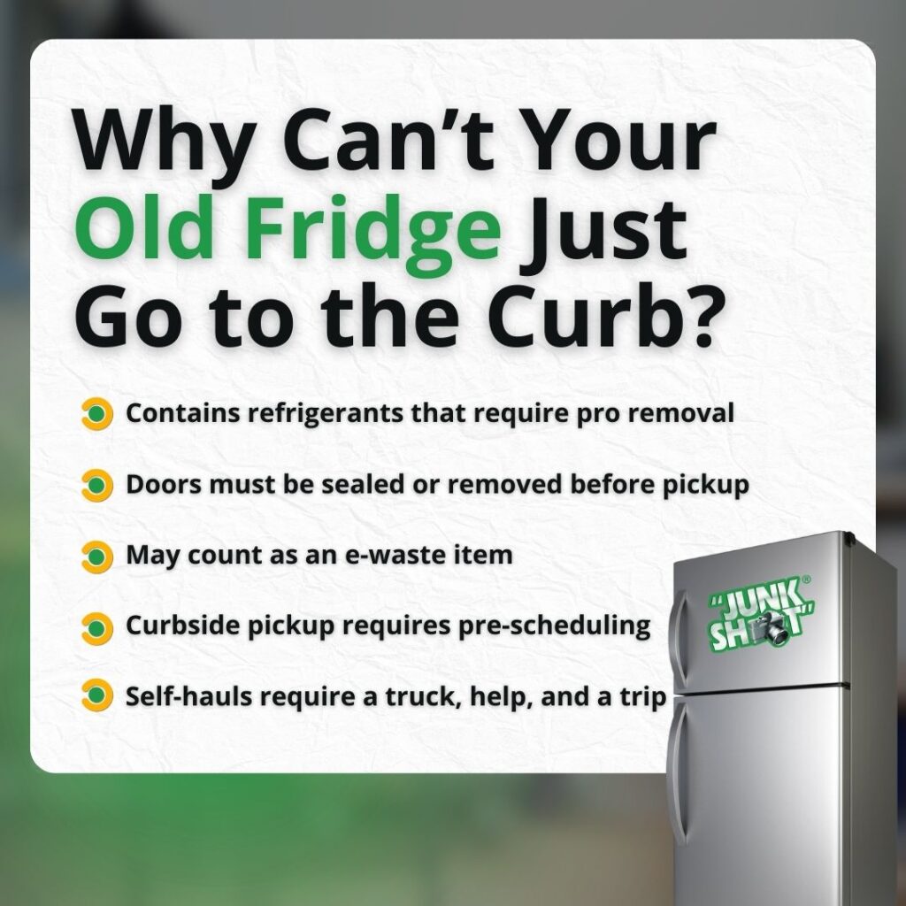 how to get rid of a fridge